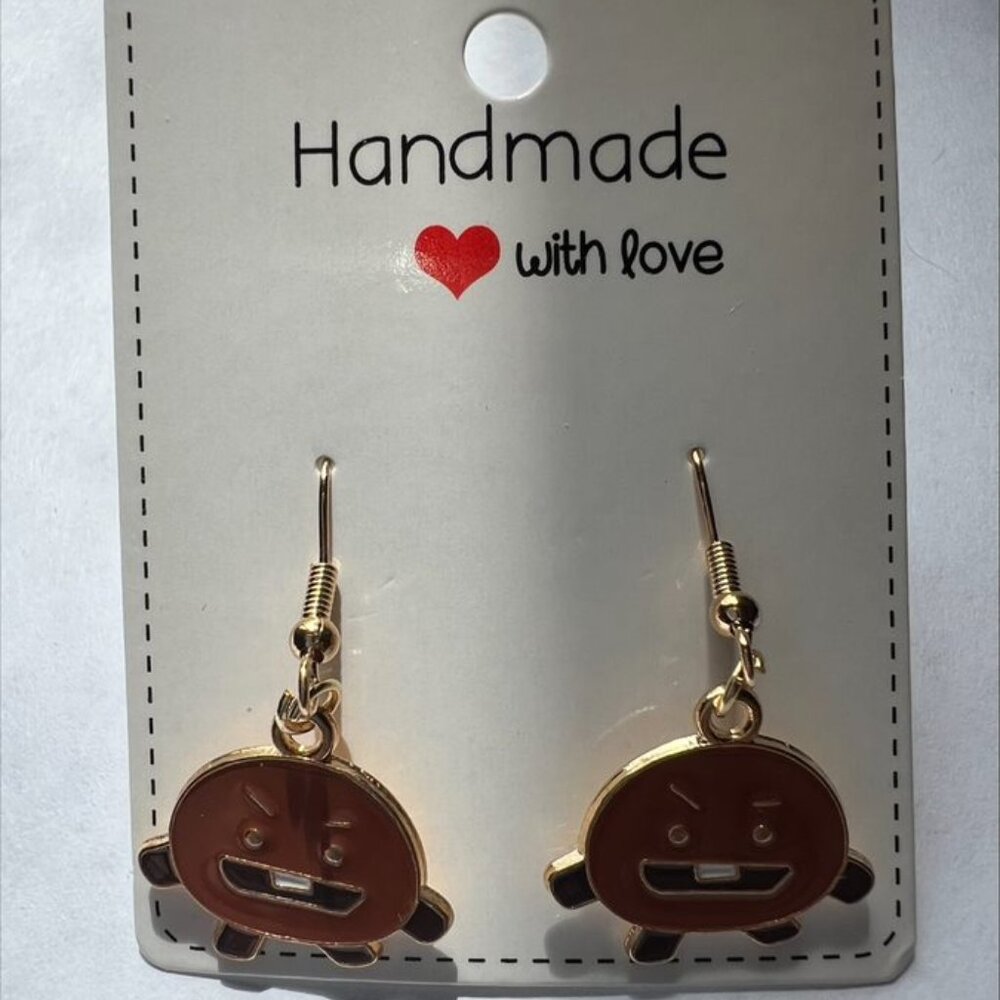 BT21 SHOOKY SUGA BTS earrings